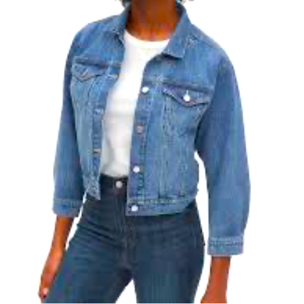 Gap Cropped Denim Jacket